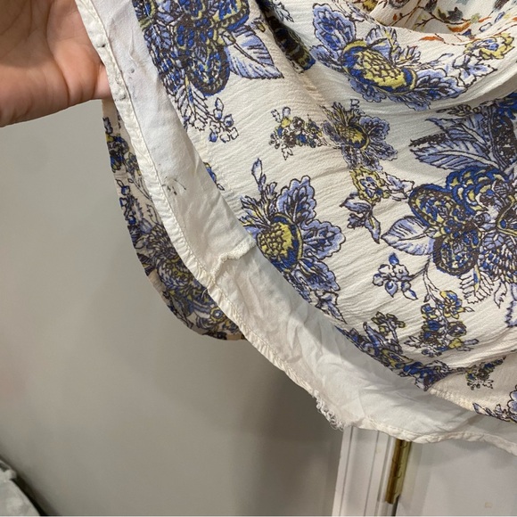 Free People Lucky Loosey Dress Honeysuckle Combo Floral Tunic Boho Small Womens - Picture 13 of 15